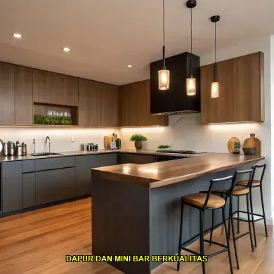 dapur dan mini bar berkualitas